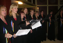 Ein besonderes Konzerterlebnis bot der Chor Regenbogen (Bild: Golz)